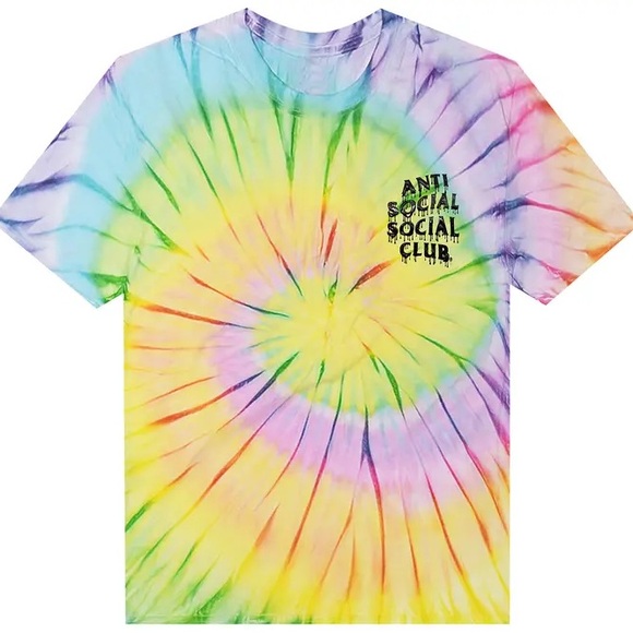 Anti Social Social Club Mind Melt Tee 'Tie Dye' - Picture 6 of 7